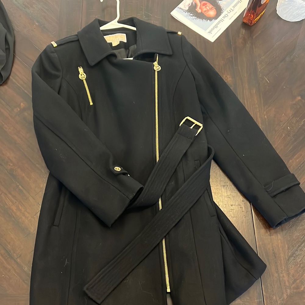 Michael Kors Belted Wool Coat